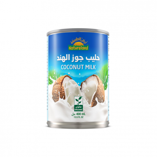 حليب جوز الهند عضوي - أرض الطبيعة