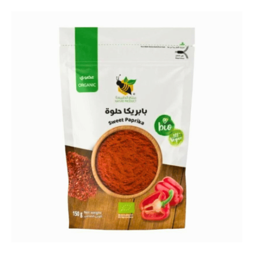 بابريكا حلوة نباتي عضوي 150 جرام-منتج الطبيعة