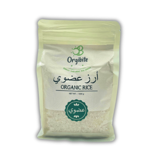 أرز مصري ابيض عضوي 1 كيلو