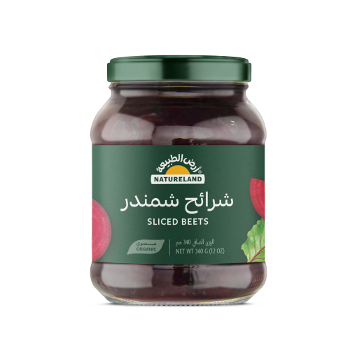 شرائح شمندر عضوي 340 جرام - أرض الطبيعة