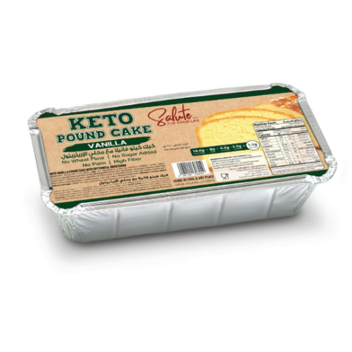 كيتو كيك فانيلا بدون سكر مضاف