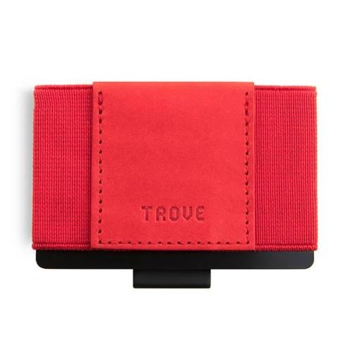 محفظة بطاقات الإصدار الثاني باللون الأحمر من تروف