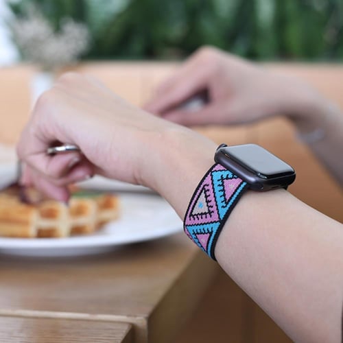 سوار ساعة ابل قماش (فلورانس) مقاس 42/44 من نيتزي