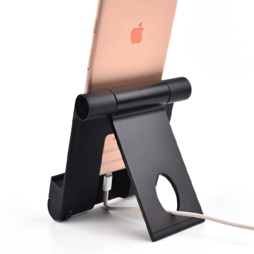 ستاند مكتبي مناسب للجوالات و التابلت باللون الأسود