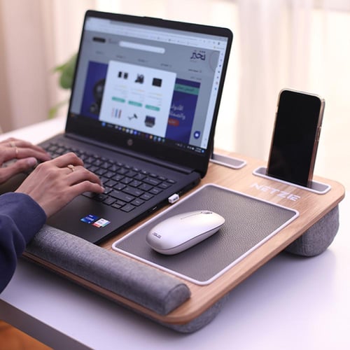 ستاند لابتوب خشبي كبير من نيتزي