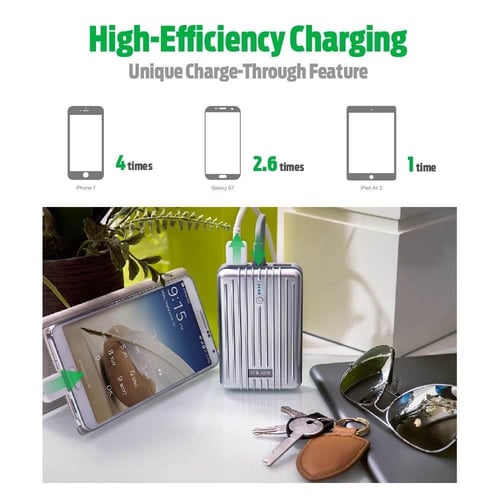 شاحن متنقل بقوة 10000 مللي امبير من زندور