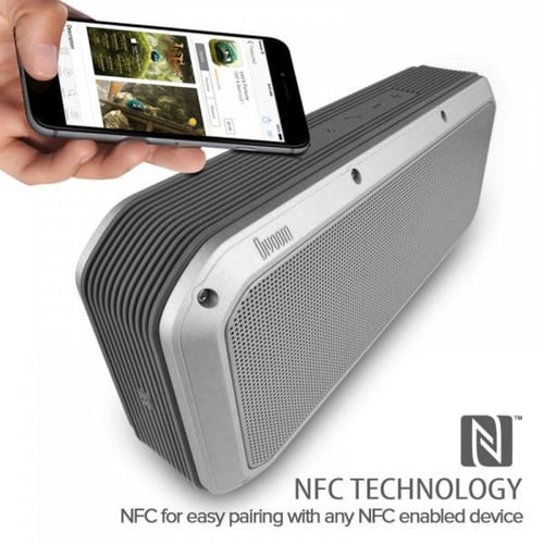 سبيكر بلوتوث بارتي باللون الفضي من ديفوم