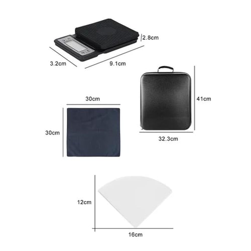 شنطة متكاملة للقهوة المختصة V60 + هدية مجانية (ترم...