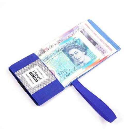 محفظة كاش راب بطاقات باللون الأزرق من تروف