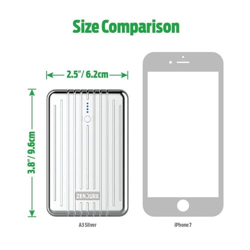 شاحن متنقل بقوة 10000 مللي امبير من زندور
