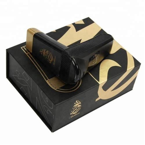 المبخرة الذكية باللون الأسود والذهبي