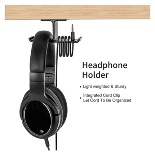 حامل سماعات رأس باللون الأسود من نيتزي