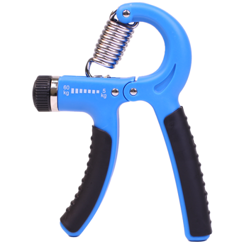 مقوي قبضة اليد باللون الأزرق والأسود