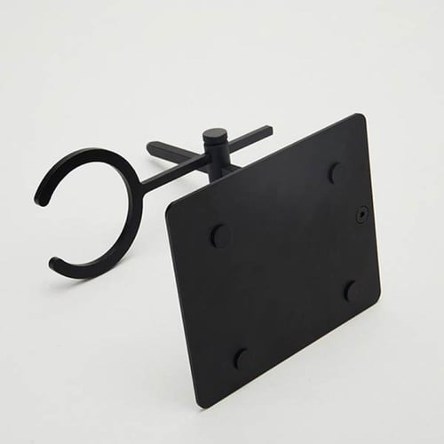 حامل قمع ترشيح القهوة معدني أسود من باريستار