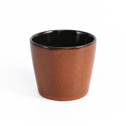 كوب سيراميك (صلصال برتقالي )بسعة 200 مل من باريستا...