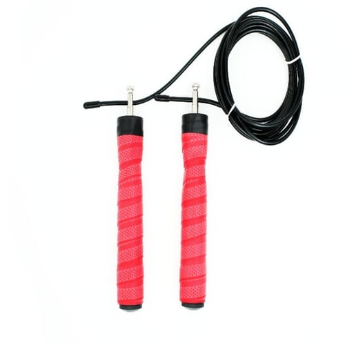 حبل قفز باللون الاحمر