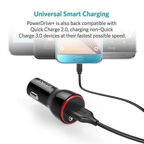 شاحن سيارة بمنفذ شحن سريع من أنكر