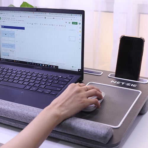 ستاند لابتوب رصاصي من نيتزي