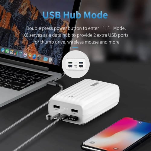 شاحن متنقل بقوة 20100 مللي امبير PD من زندور