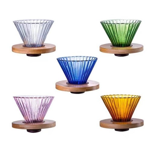 قمع ترشيح زجاجي كهرمان من باريستار