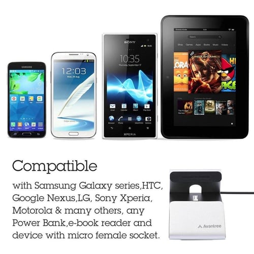 ستاند مكتبي مايكرو يو أس بي باللون الأسود من أفنتر...