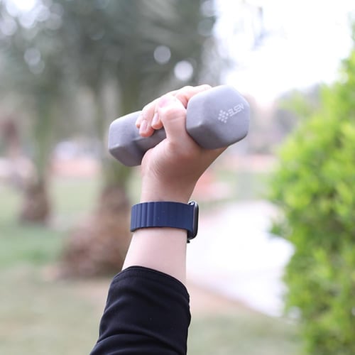 سوار ساعة ابل مغناطيس كحلي مقاس 38/40 من نيتزي