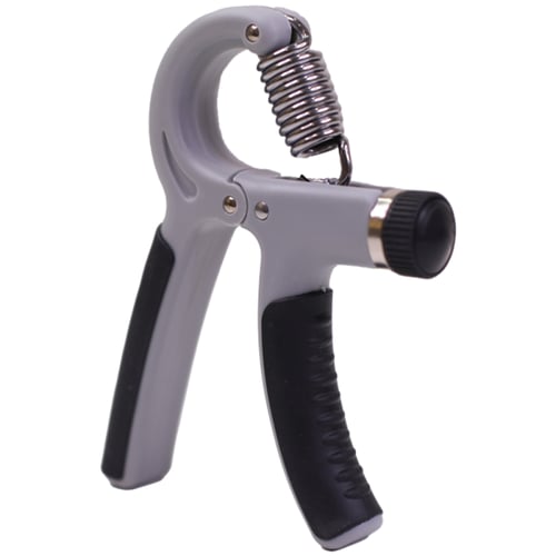 مقوي قبضة اليد باللون الرمادي والأسود