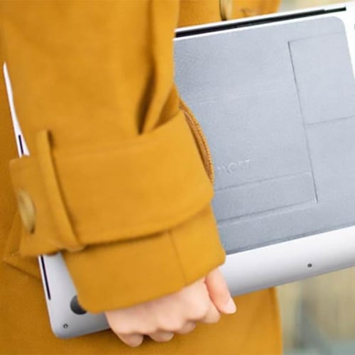 ستاند لابتوب رصاصي من موفت