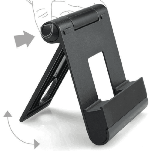 ستاند مكتبي مناسب للجوالات و التابلت باللون الأسود