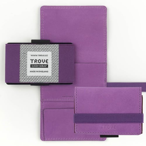محفظة كاش راب بطاقات باللون البنفسجي من تروف