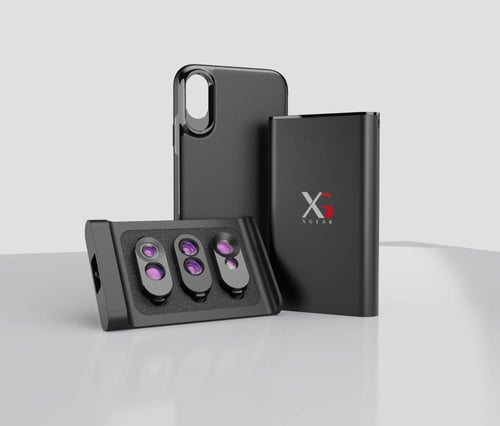 كفر ايفون اكس وايفون اكس اس مع 3 عدسات من اكسقير