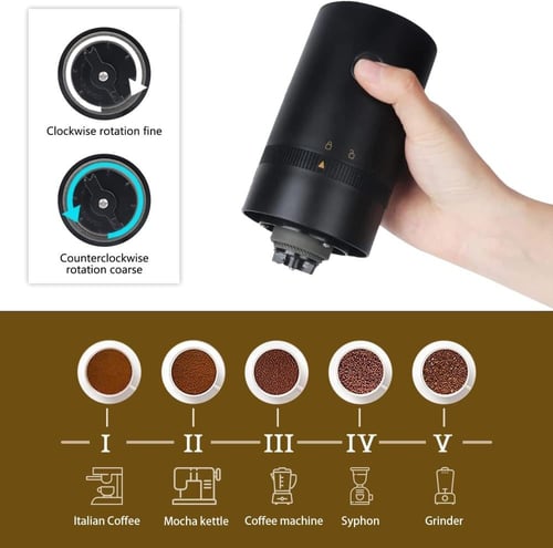 مطحنة قهوة كهربائية اوتوماتيكية