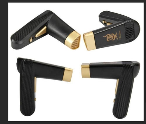 المبخرة الذكية باللون الأسود والذهبي