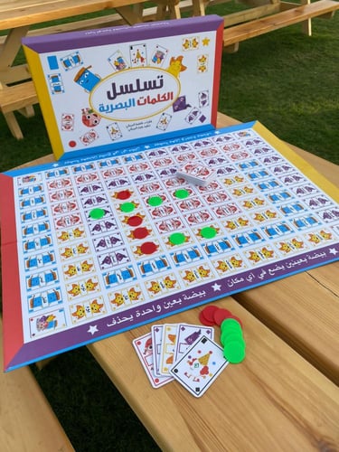 لعبة تسلسل الكلمات البصرية