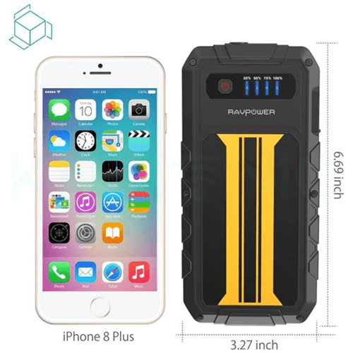 جهاز تشغيل السيارة بقوة 8000 ملي أمبير من راف باور