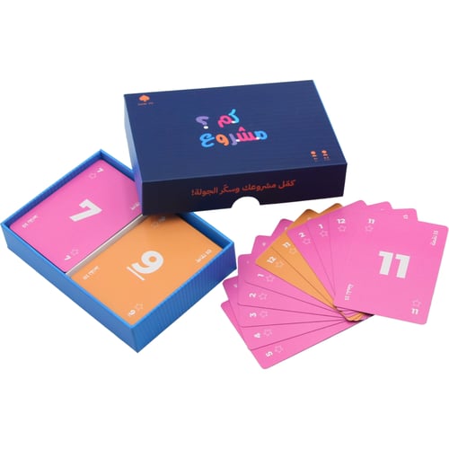 لعبة ورقية جماعية - كم مشروع