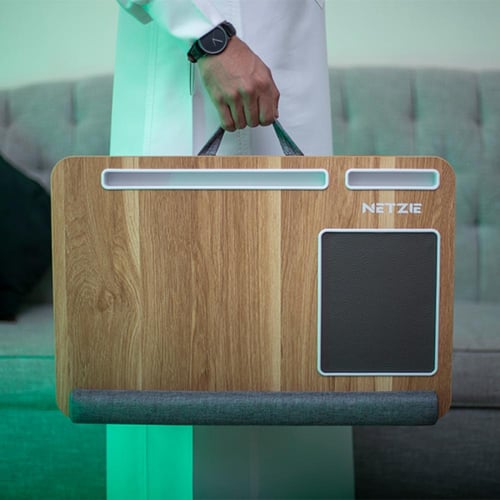 ستاند لابتوب خشبي كبير من نيتزي