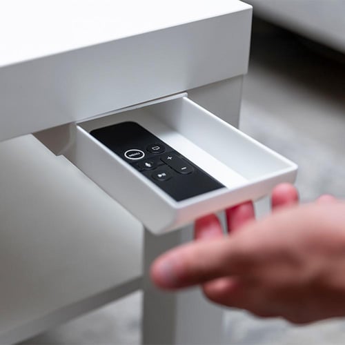 درج مكتبي صغير بلون أبيض من نيتزي