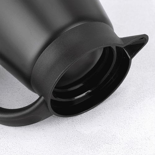 ترمس حافظ للحرارة والبرودة أسود بسعة 600 مل من بار...