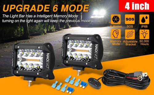 كشافات كبوت NAOEVO 4 INCH