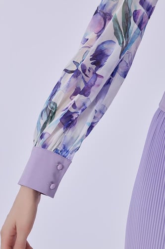 بلوزة ساتان واورغنزا