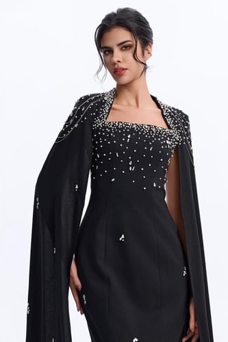 فستان سهرة اسود