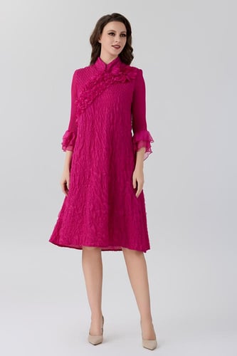 فستان فوشي فري سايز