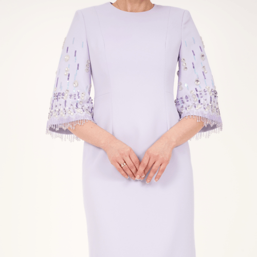 فستان موف فاتح