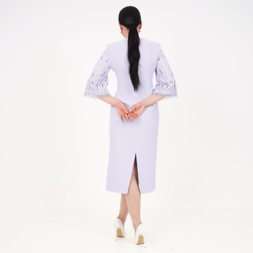 فستان موف فاتح