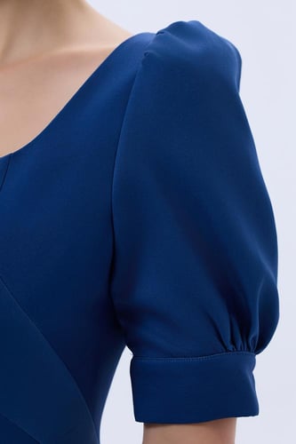 فستان كريب متدرج الالوان