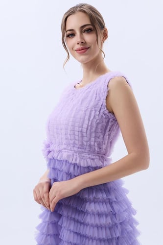 فستان تول كشكش