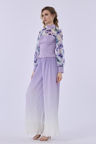 بلوزة ساتان واورغنزا