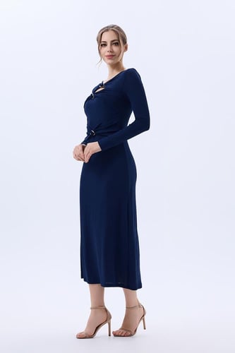 فستان كريب استرتش