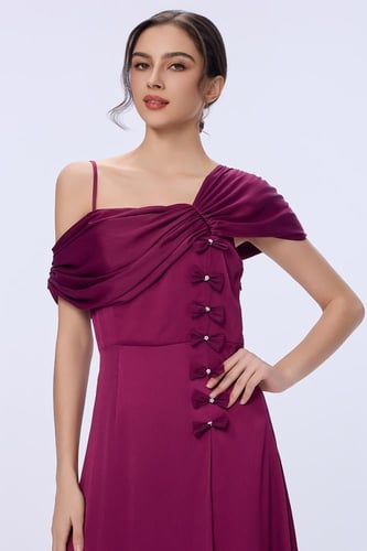 فستان ستان مع فيونكا